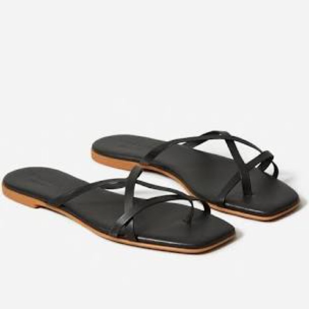 Everlane The Strappy Sandal Black